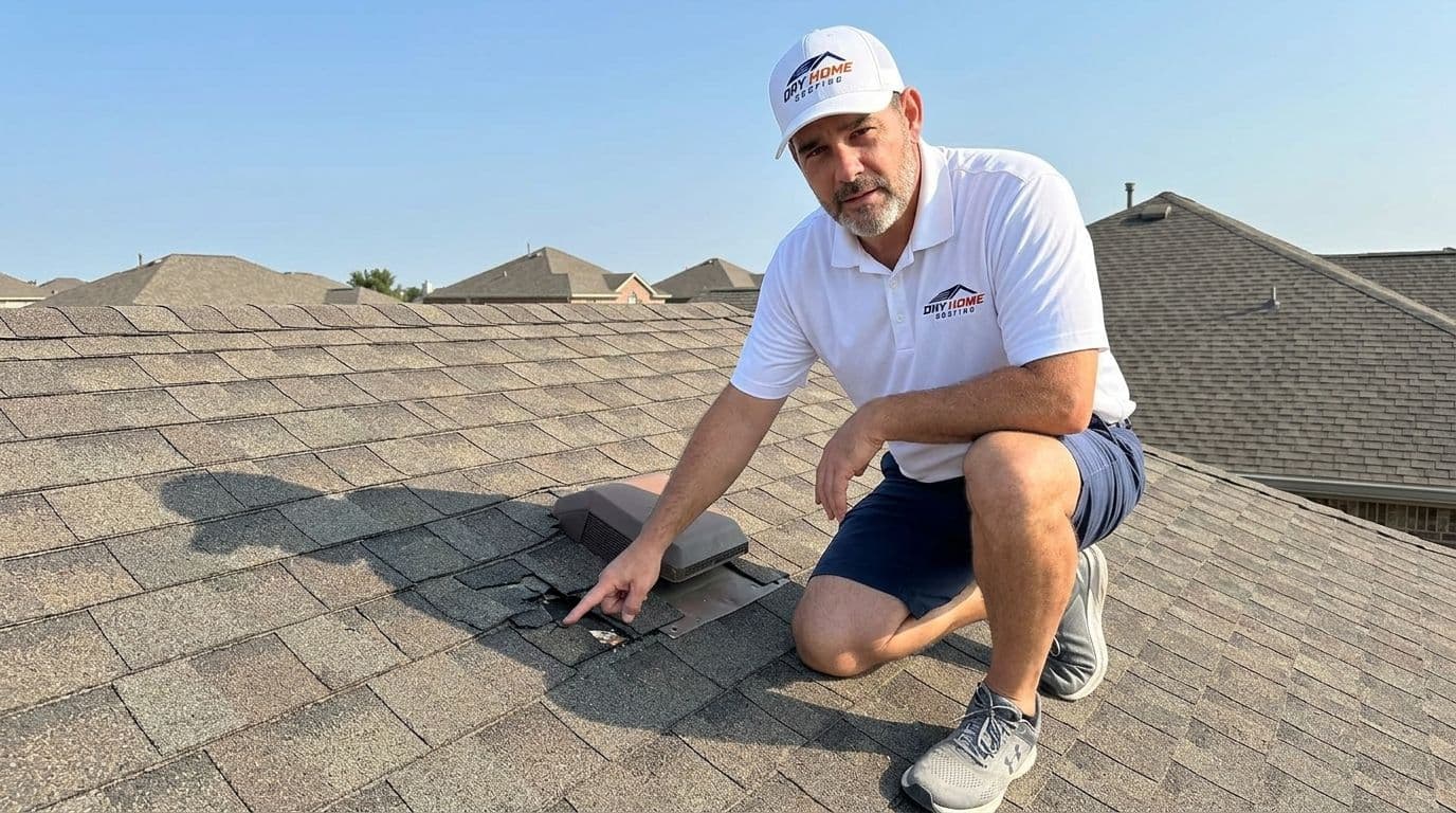 Roof repair work